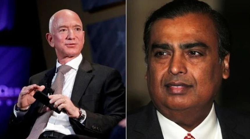 Jeff Bezos ve Hindistan'ın en zengin kişisi Mukesh Ambani arasındaki dava ülkede e-ticareti şekillendirecek
