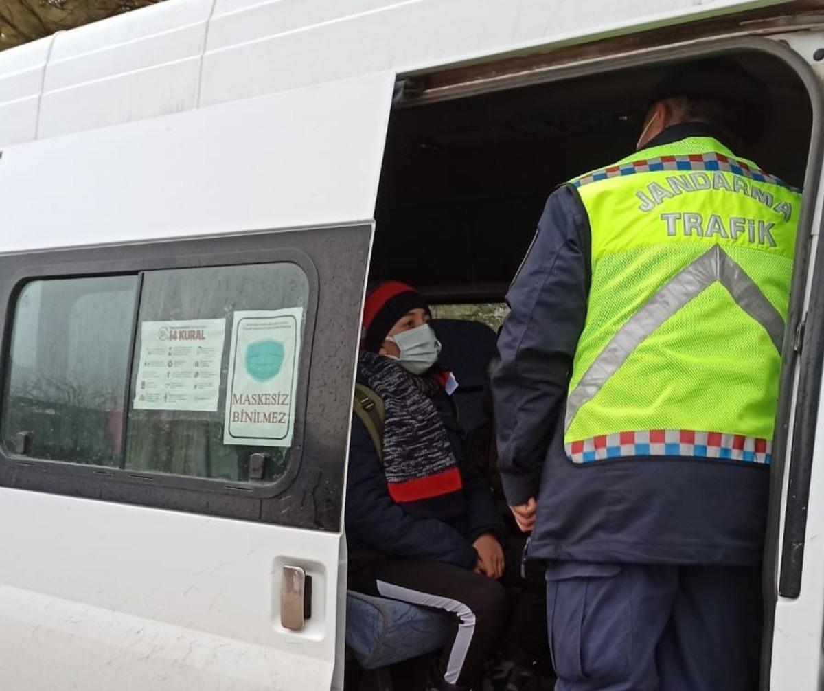 Kahramanmaraş&rsquo;ta okul servislerine denetim