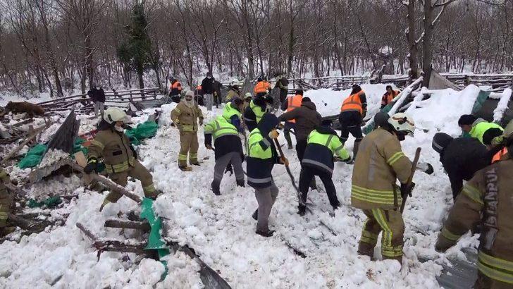 Şile’de kar nedeniyle ahırın çatısı çöktü, hayvanlar telef oldu G1