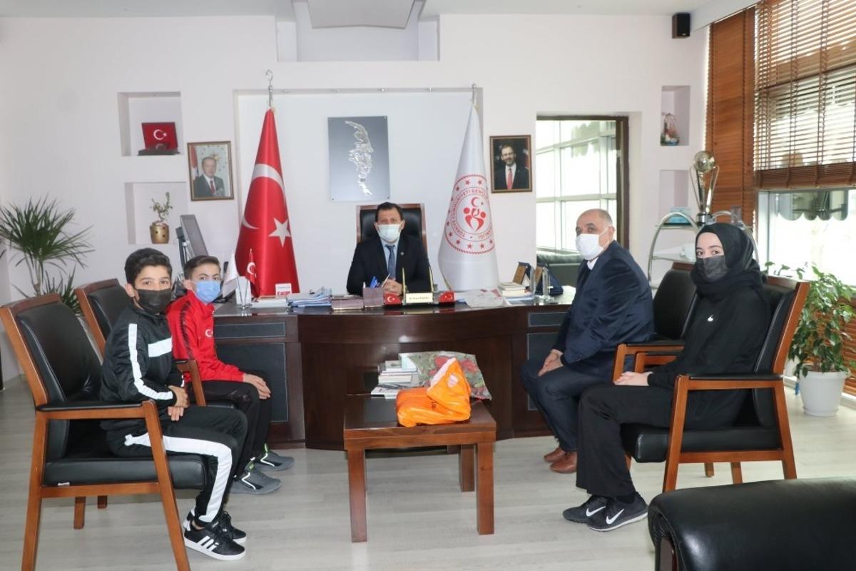 Karatecilerden Kabakcı&rsquo;ya ziyaret