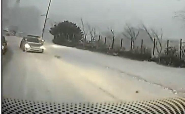 (Özel) İstanbul’da minibüstekilerin dehşeti yaşadığı feci kaza kamerada G2