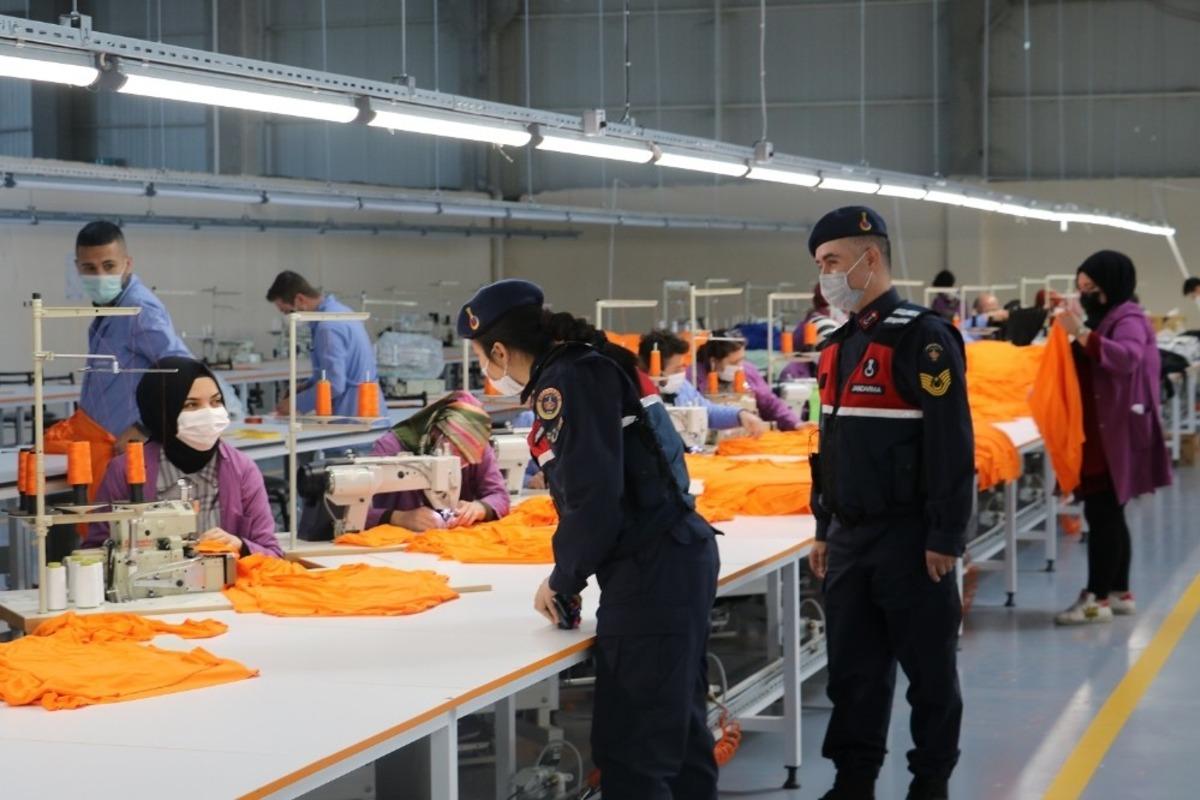 Jandarma&rsquo;dan OSB&rsquo;de &ccedil;alışanlara denetim ve bilgilendirme