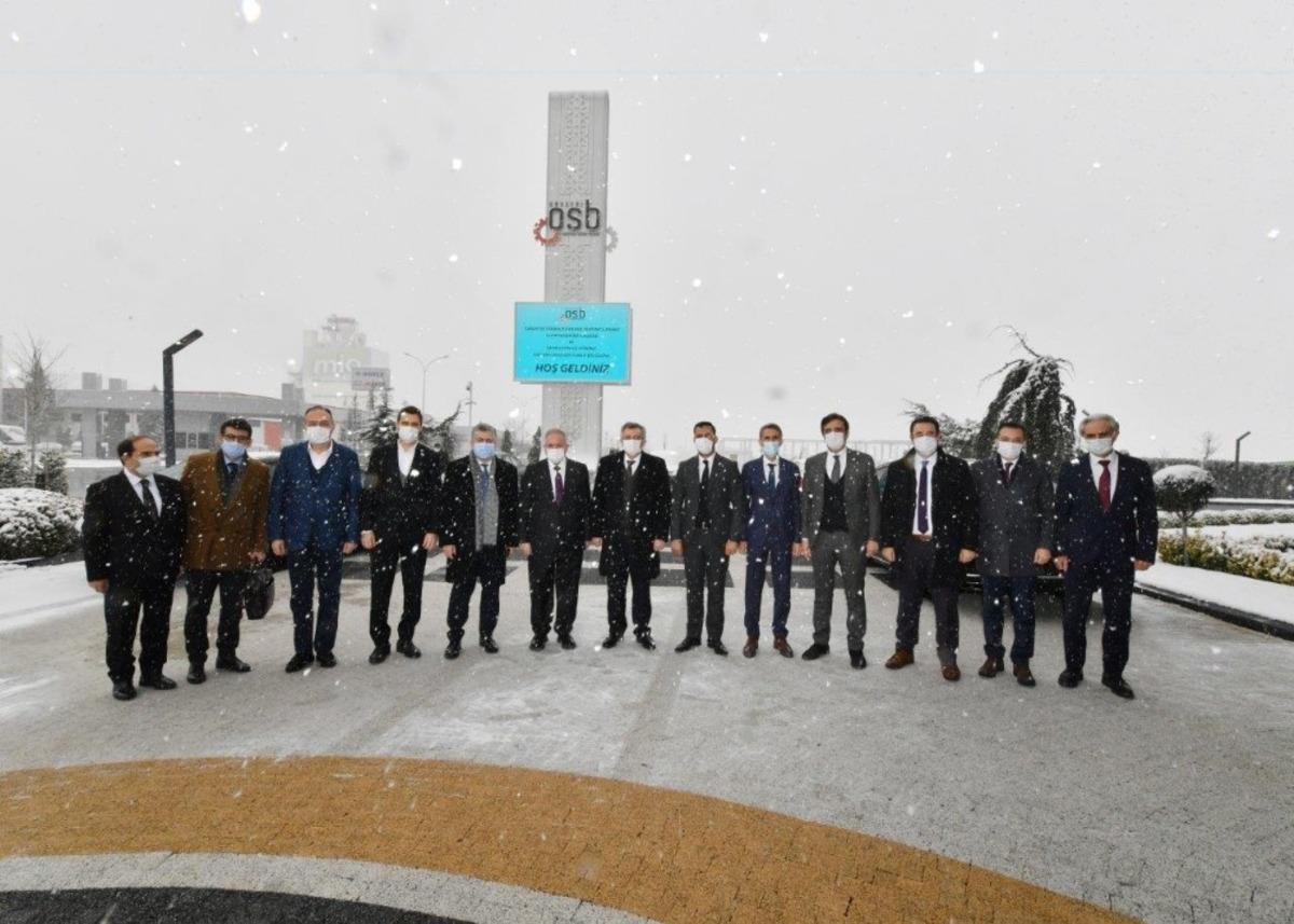 Sanayi ve Teknoloji Bakan Yardımcıları Kayseri OSB&rsquo;ni Ziyaret Etti