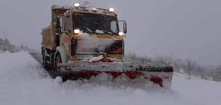 Köy yollarını açmak için seferber oldular G1