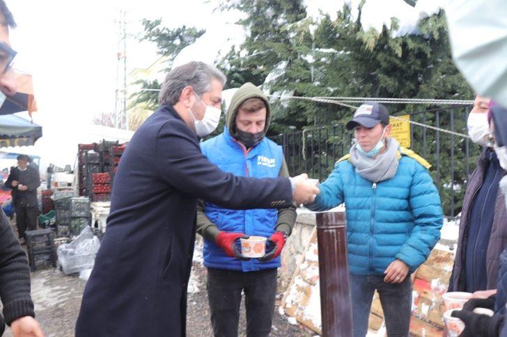 Gölpazarı’nda pazarcı esnafına sıcak çorba ikramı G2