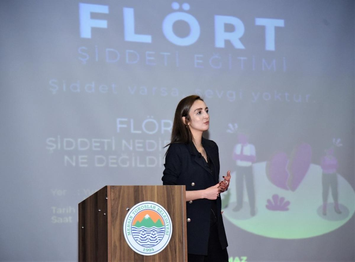 Toroslar Kadın ve &Ccedil;ocuk Danışma Merkezinden &lsquo;Fl&ouml;rt Şiddeti&rsquo; semineri