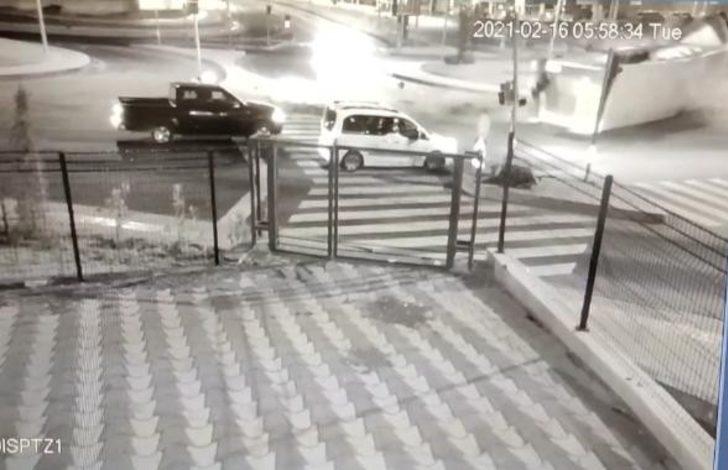 Diyarbakır’da tırın devrilme ani güvenlik kameralarına yansıdı G1