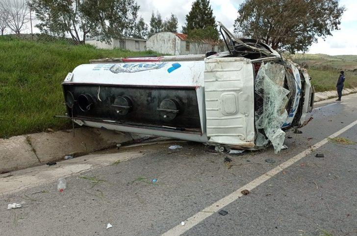 Manisa’da otomobil yakıt tankeriyle çarpıştı: 1 ölü G3