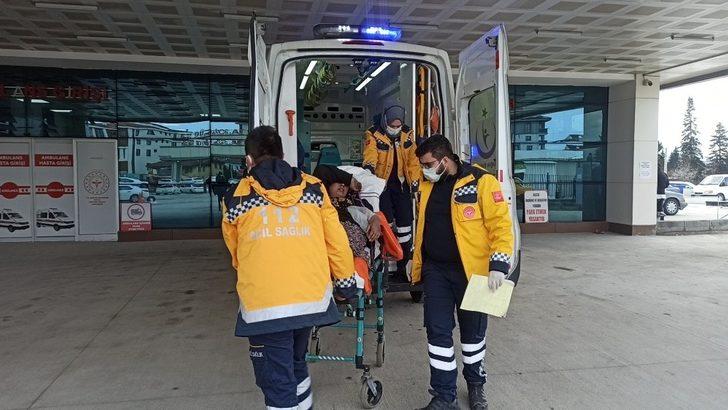 Bahçe hortumuyla yangına müdahale ederken hastanelik oldu G2