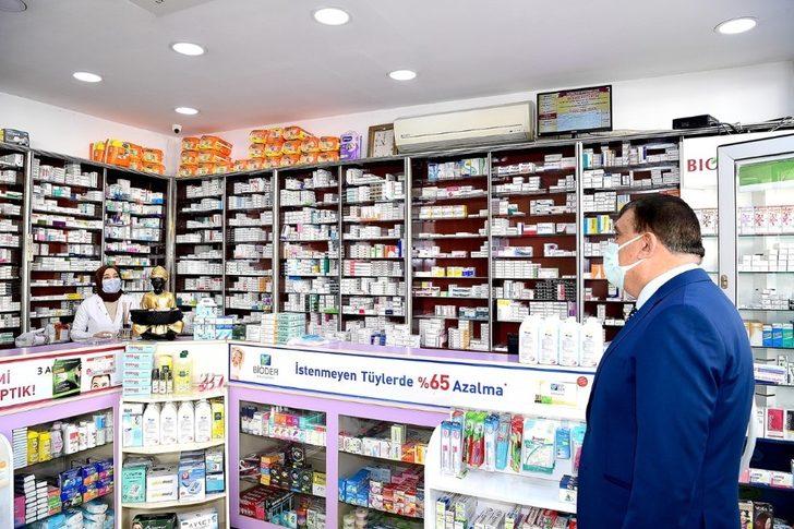 Başkan Gürkan esnafları ziyaret etti G3