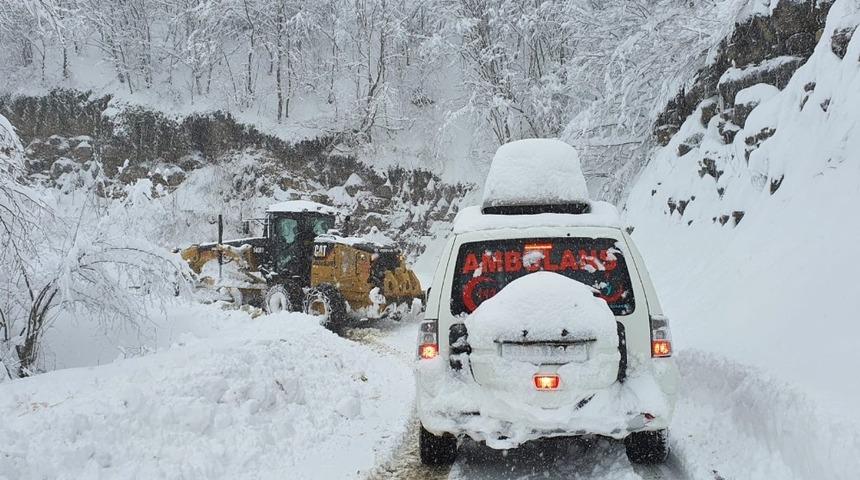 Çarşamba Belediyesi’nde kar mesaisi