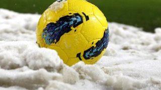 Bergama Belediyespor-Modafen maçına kar engeli