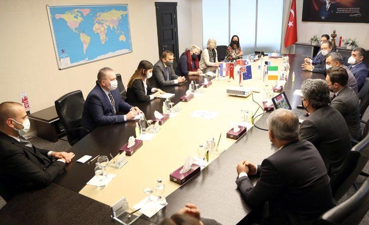 5 ülkenin Büyükelçisinden KAYSO’ya ziyaret G3