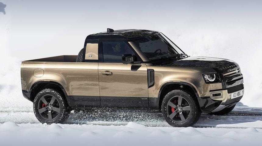 Land Rover Defender Pick-Up olursa