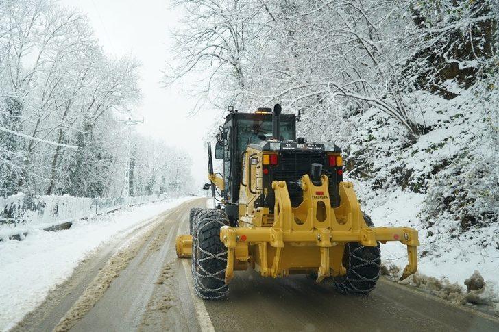 Kestel’de karla mücadele ekipleri aralıksız çalışıyor G2