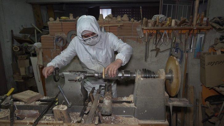 Kurumuş ağaçları sanat eserine dönüştürüyor G5