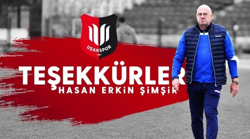 Uşakspor&rsquo;da Şimşir d&ouml;nemi sona erdi