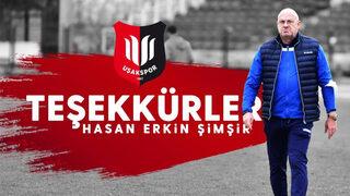 Uşakspor’da Hasan Erkin Şimşir dönemi sona erdi