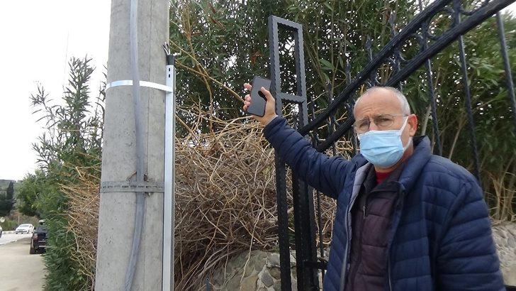 Elektrik kablosunu kesip götürdüler G3