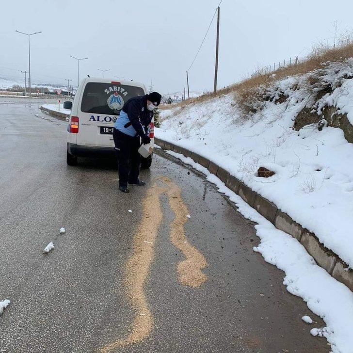 Zabıta ekipleri doğadaki kuşları unutmadı G2
