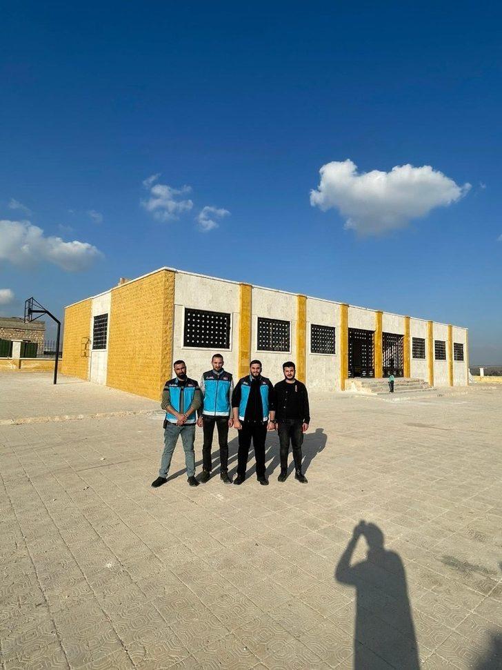 MTTB’nin Suriye’deki Türkçe eğitim verecek okulun yapımına katkısı sürüyor G4