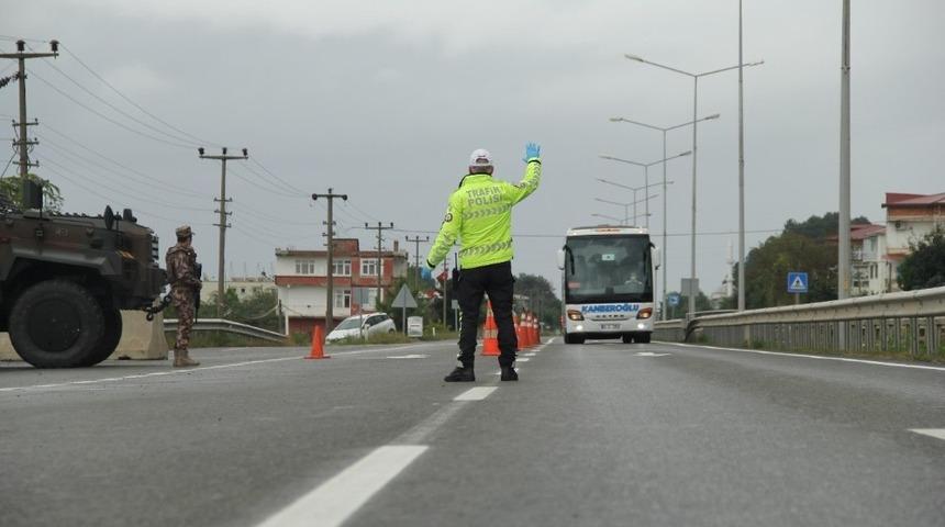 Ordu&rsquo;da bir haftada 10 bin ara&ccedil; denetlendi
