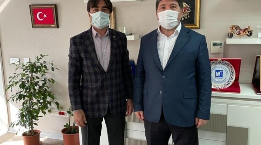 Cizre TSO Başkanı sigorta primleri genel müdürü ile görüştü