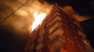 Sürmene’de korkutan yangın