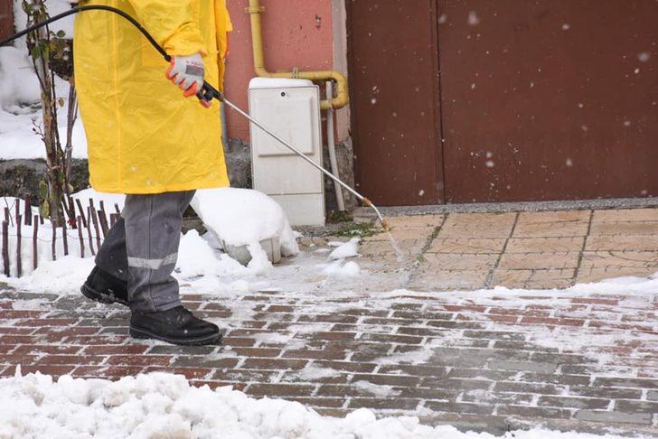 Belediyeden buzlanma riskine karşı solüsyon çalışmalarını G1