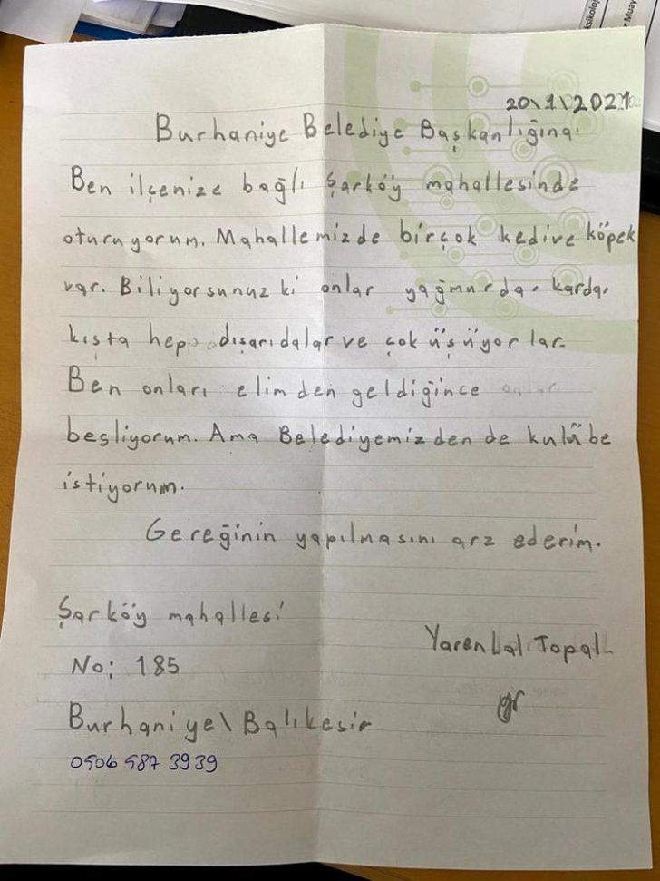 Burhaniye Belediyesi küçük Yaren’i sevindirdi G3