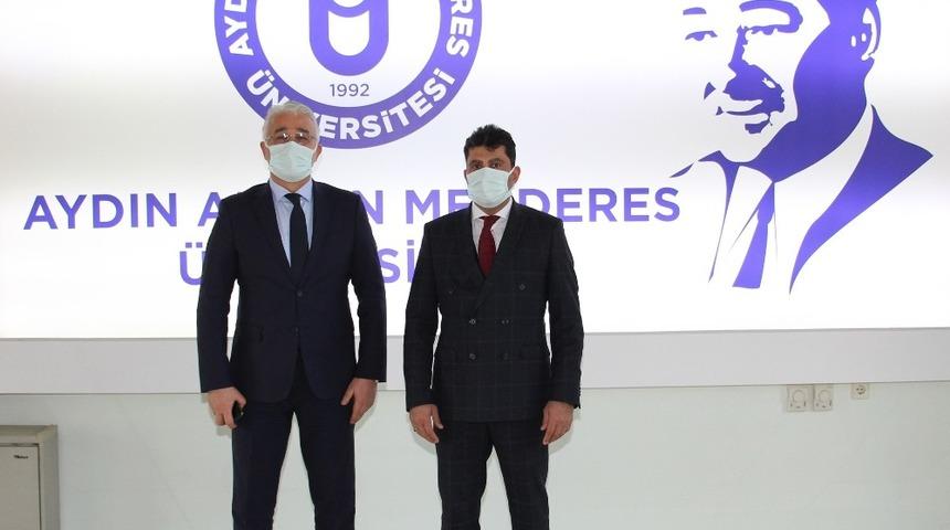 İl Emniyet Müdürü Ekici, ADÜ Rektörü Aldemir ile görüştü