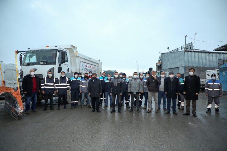 Başkan Yalçın’dan kış çalışması ekiplerine moral ziyareti G2