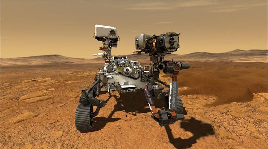 NASA'nın keşif aracı Mars'ta buldu: Bir kaya üzerinde tespit edildi! Yaşam belirtisi...