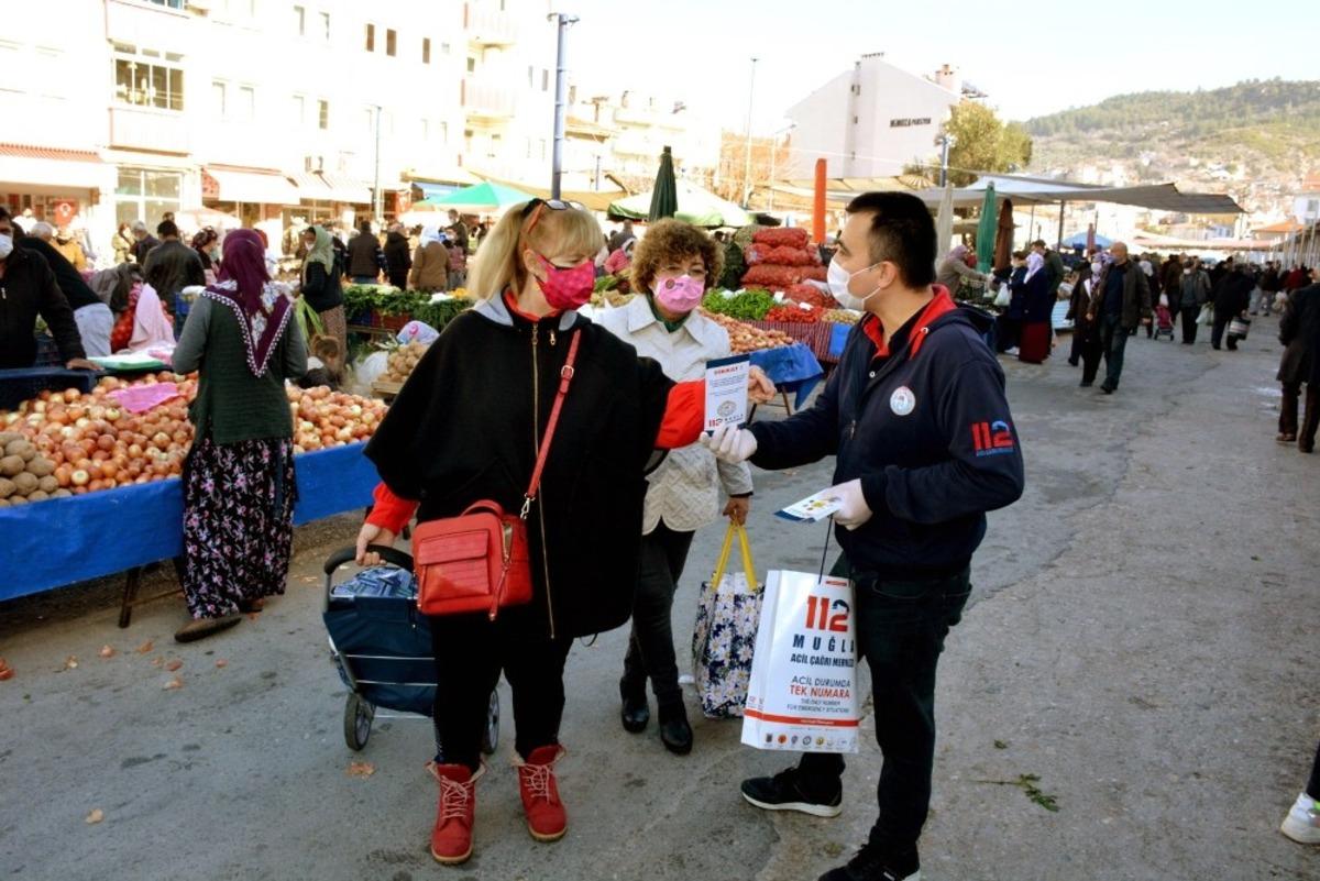 Muğla 112 A&Ccedil;M&rsquo;den tanıtım etkinliği