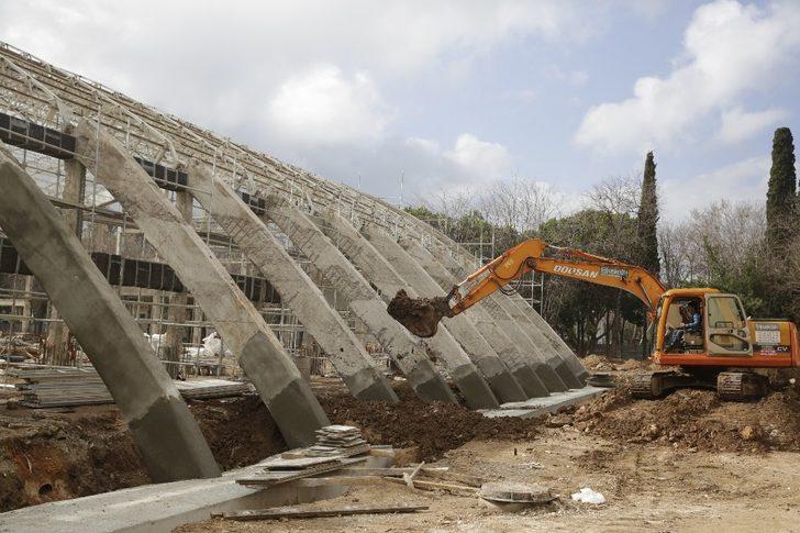 Atatürk Kapalı Spor Salonu’nda yapı güçlendirme çalışması G3