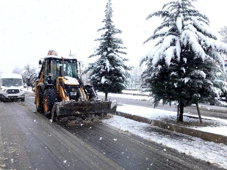 Yenişehir’de kar temizliği G1
