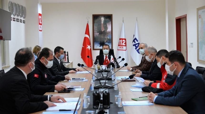 Vali Şentürk: "112 Acil Çağrı Merkezi gereksiz çağrılarla meşgul edilmemeli"