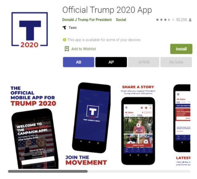 Official Trump 2020 App