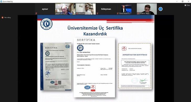 Rektör Savaş öğrencilerle çevrimiçi söyleşide buluştu G5