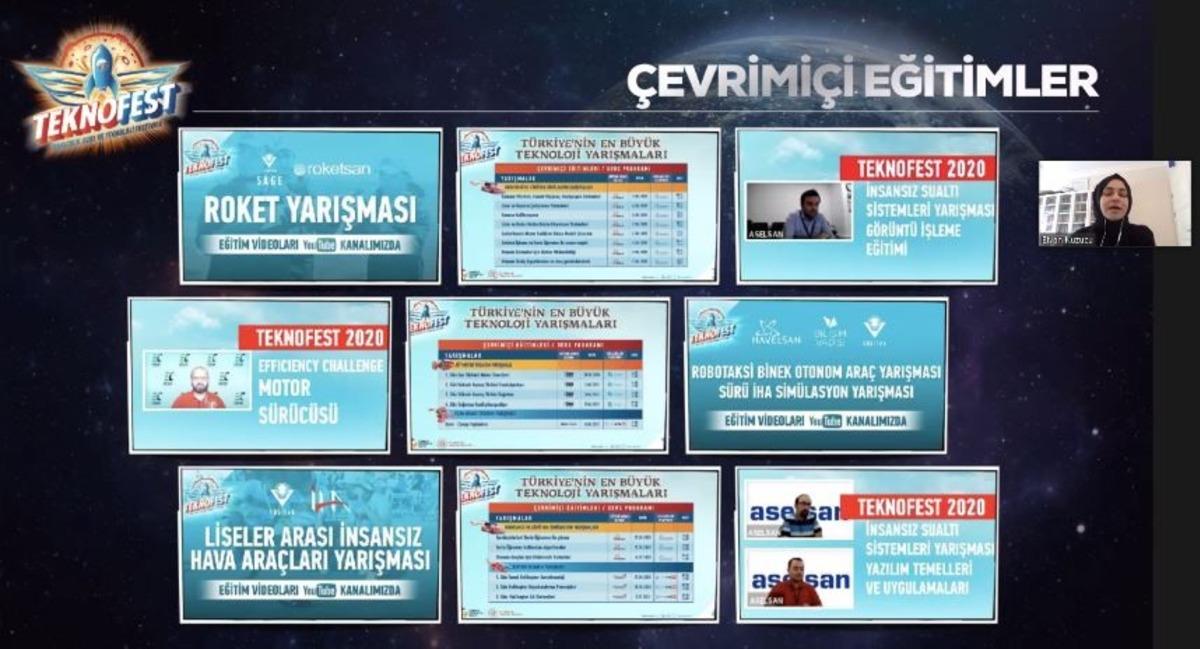 &ldquo;Milli Teknoloji Hamlesi TEKNOFEST 2021 Bilgilendirme Semineri&rdquo; &ccedil;evrimi&ccedil;i yapıldı