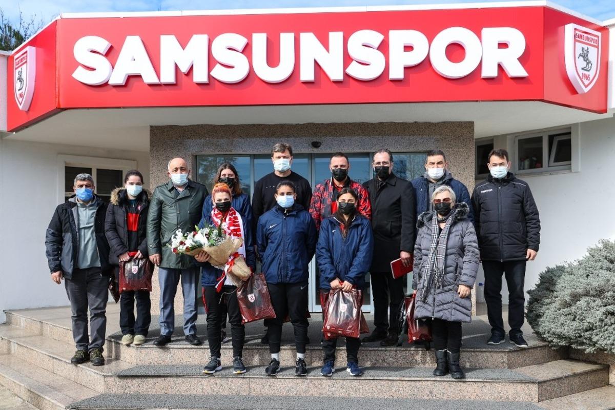 Samsun&rsquo;un altın kızları Samsunspor&rsquo;da