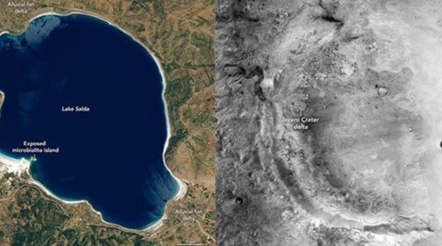 NASA paylaştı: Mars'ın ipuçlarını Salda Gölü'nden mi çıkacak?