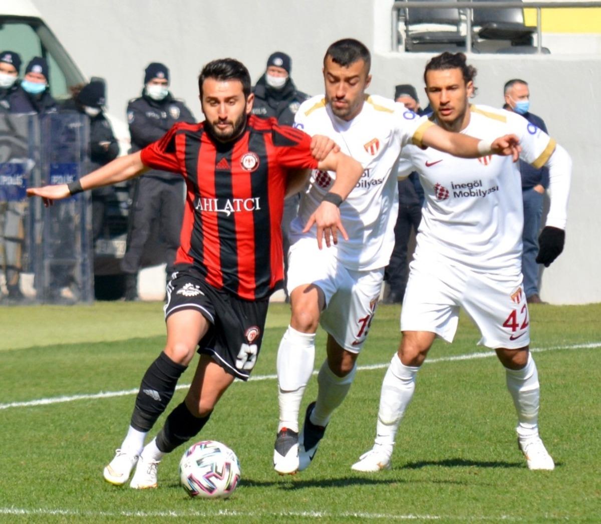 2. Lig: &Ccedil;orum FK: 2 - İneg&ouml;lspor: 0