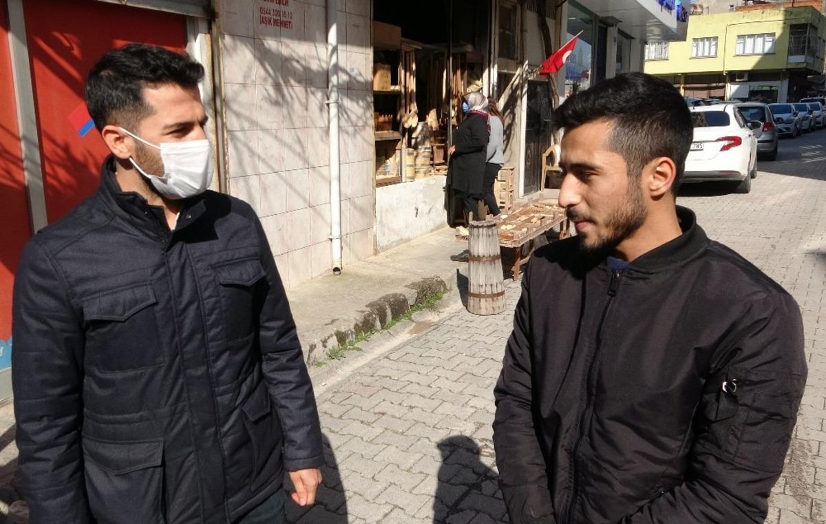 Maskesini takmayan gen&ccedil;ten "pes" dedirten cevap