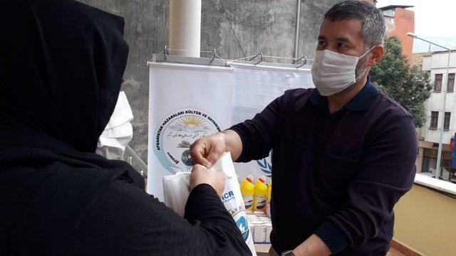 Trabzon’daki mültecilere ısıtıcı yardımı