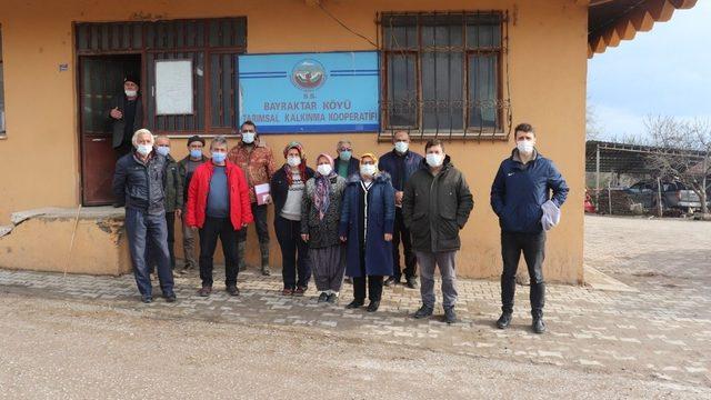 Bayraktar köyünde biberiye ekimi teşvik edildi