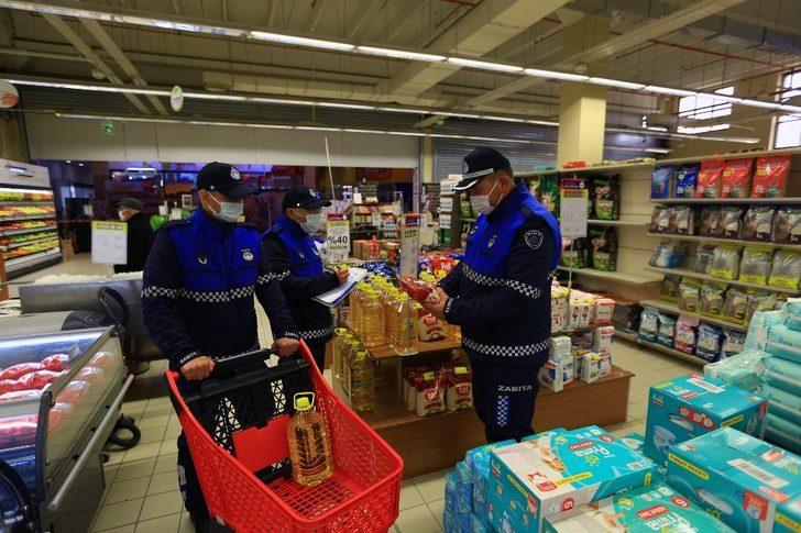 Büyükşehir zabıtasından etiket denetimi G3