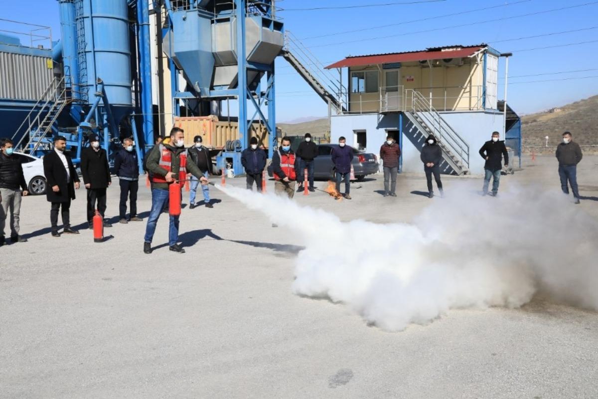 Battalgazi Belediyesi&rsquo;nde yangın tatbikatı