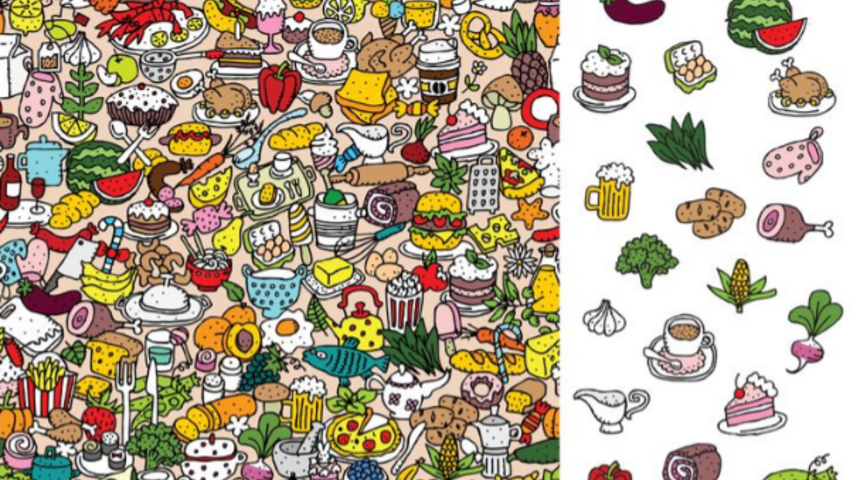 Görsel becerinizi arttıracak bir bulmaca! Verilen şekilleri büyük resimde ne kadar sürede bulabilirsiniz?