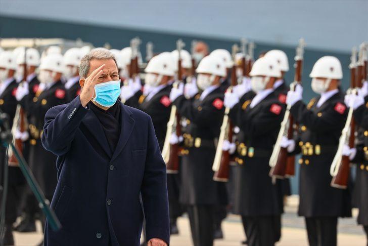 Milli Savunma Bakanı Akar, 2. Korvet Filotillası Komodorluğu Sancak Tevcih Töreni'nde konuştu: (2) G1